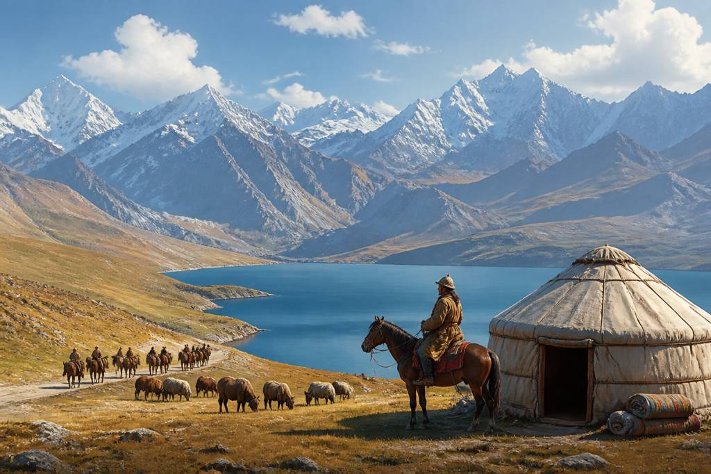 Voyage au Kirghizistan : entre lacs alpins, nomades et caravanes de la route de la soie