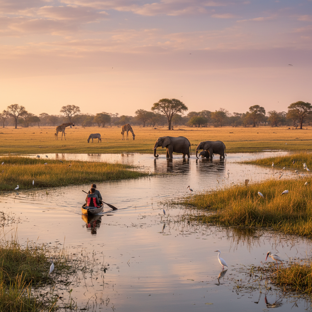 Découvrir le delta de l’okavango lors d’un safari au botswana
